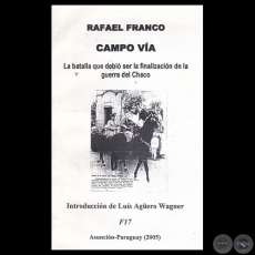 RAFAEL FRANCO  CAMPO VA - Introduccin: LUIS AGERO WAGNER - Ao 2005